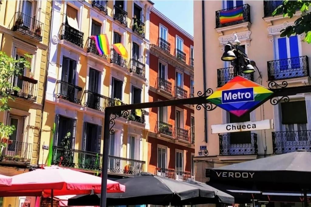 Downtown Apt 1Hab Para 4Pax En La Plaza De Chueca Madrid Eksteriør billede